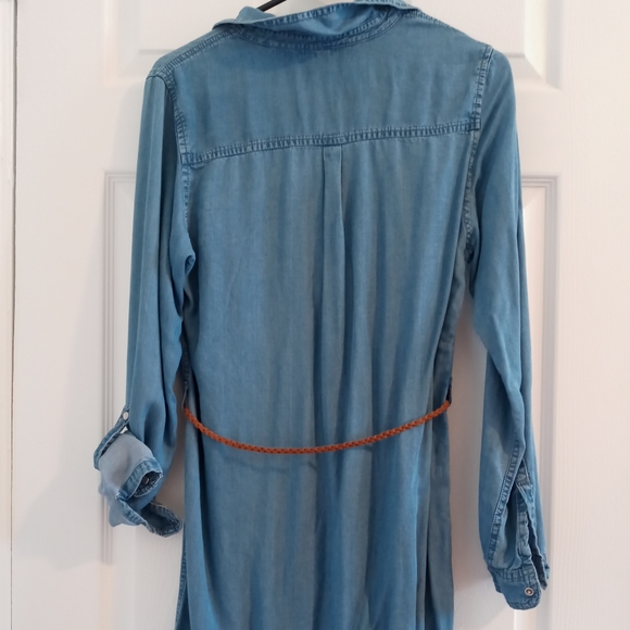 Long sleeved shirt dress - Picture 3 of 4